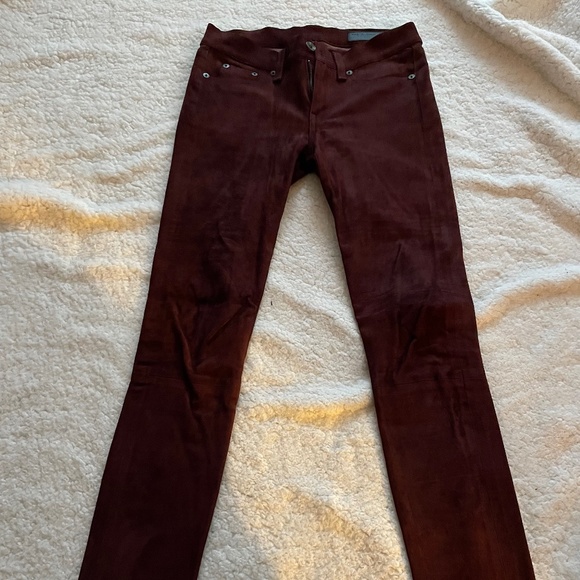 Rag & Bone suede pants